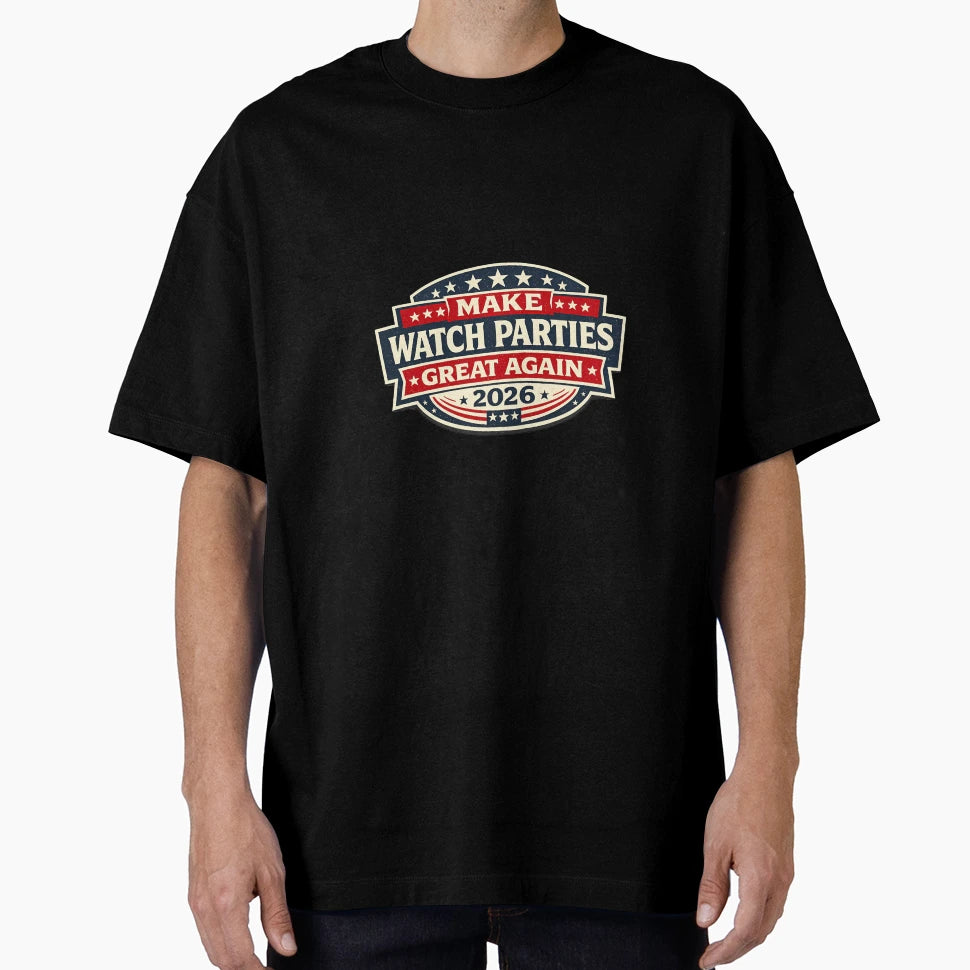 Make Watch Parties Great Again Soccer T-Shirt - Custom Art Print Men Women - T-Shirt, Sweatshirt, Hoodie