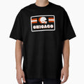 70S Old School Chicago Football T-Shirt - Custom Art Print Unisex - T-Shirt, Sweatshirt, Hoodie