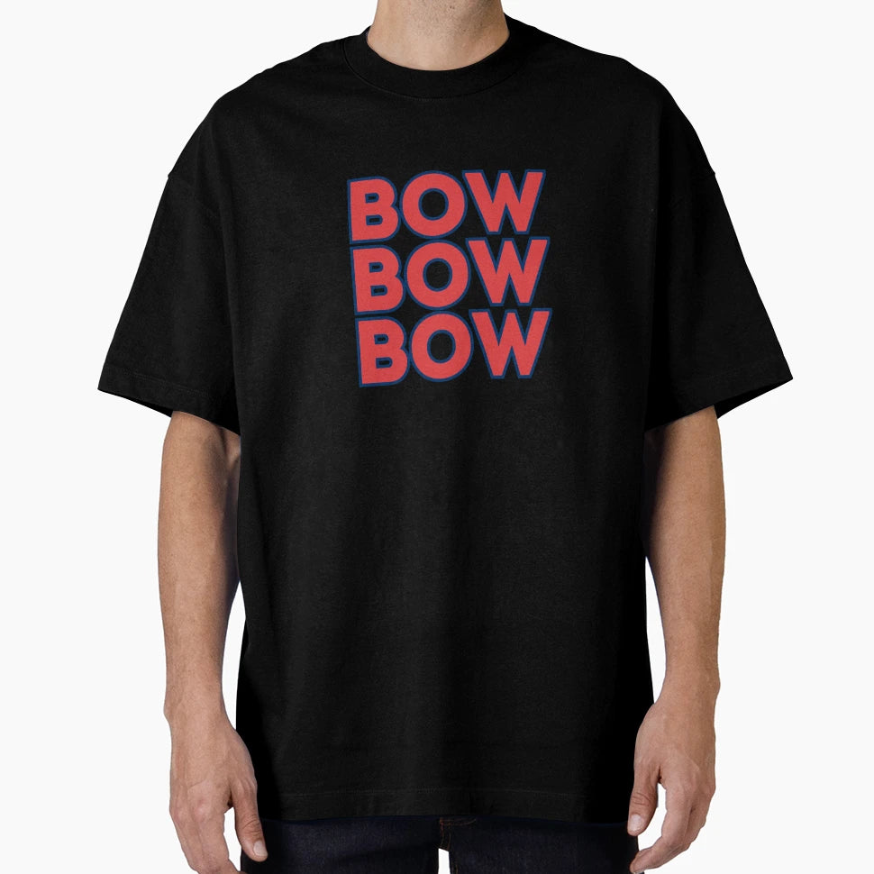 Bow Bow Bow Wnba Indiana Fever Colors T-Shirt - Minimalist Print Unisex - T-Shirt, Sweatshirt, Hoodie