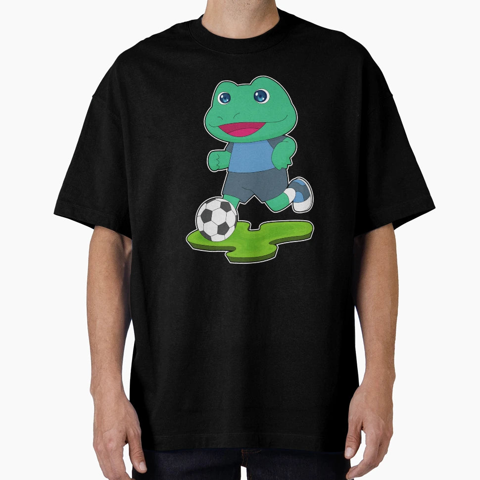 Frog Soccer Player Soccer T-Shirt - Novelty Apparel for Adults - T-Shirt, Sweatshirt, Hoodie