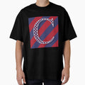 Letter C Americana Old Glory Red And T-Shirt - Minimalist Print for Adults - T-Shirt, Sweatshirt, Hoodie