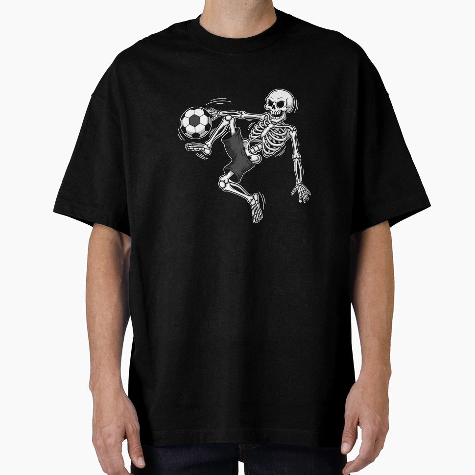 Soccer Skeleton Soccer Goalkeeper T-Shirt - Custom Art Print for Adults - T-Shirt, Sweatshirt, Hoodie