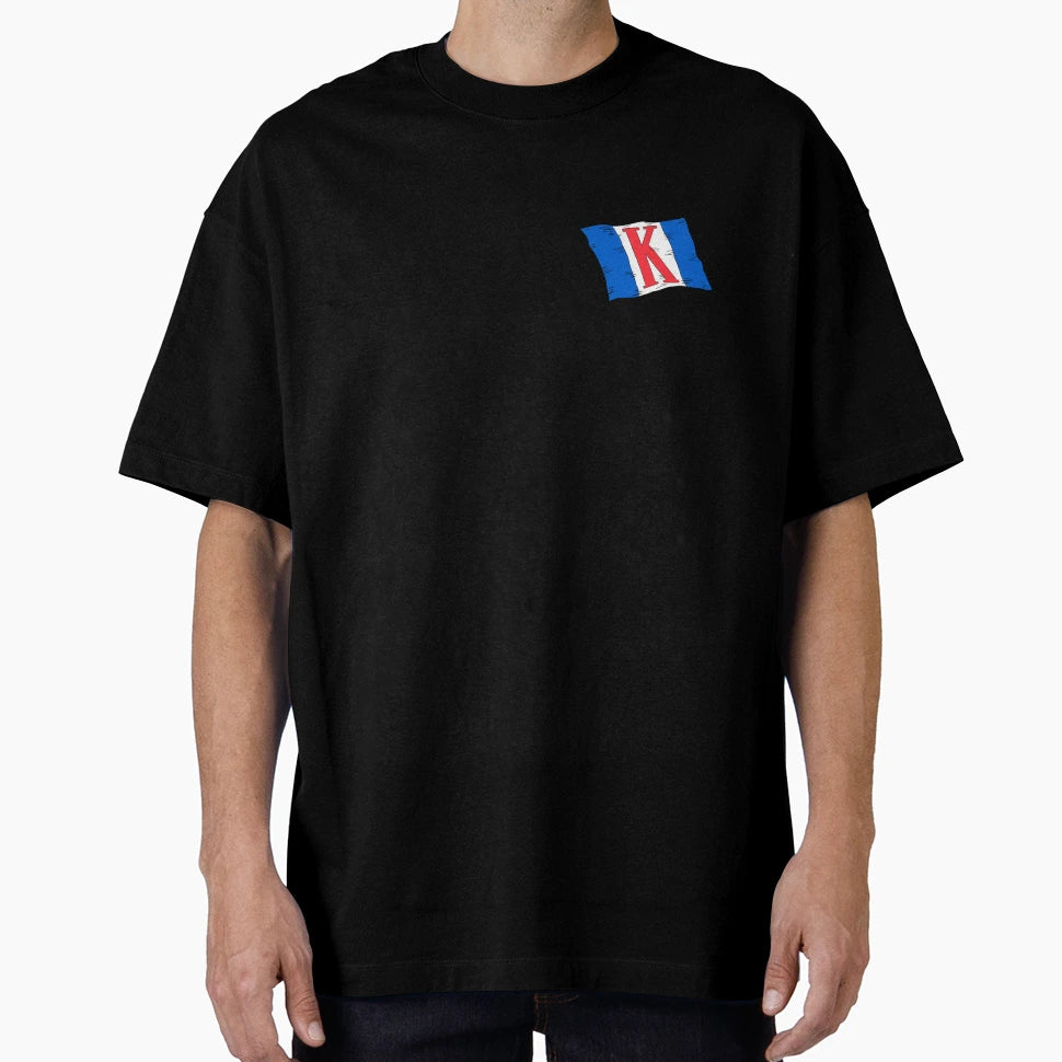 Ku Gameday Flag T-Shirt - Custom Art Print Men Women - T-Shirt, Sweatshirt, Hoodie