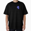 3D Alphabet Letter Q Bold Typography T-Shirt - Minimalist Print Men Women - T-Shirt, Sweatshirt, Hoodie