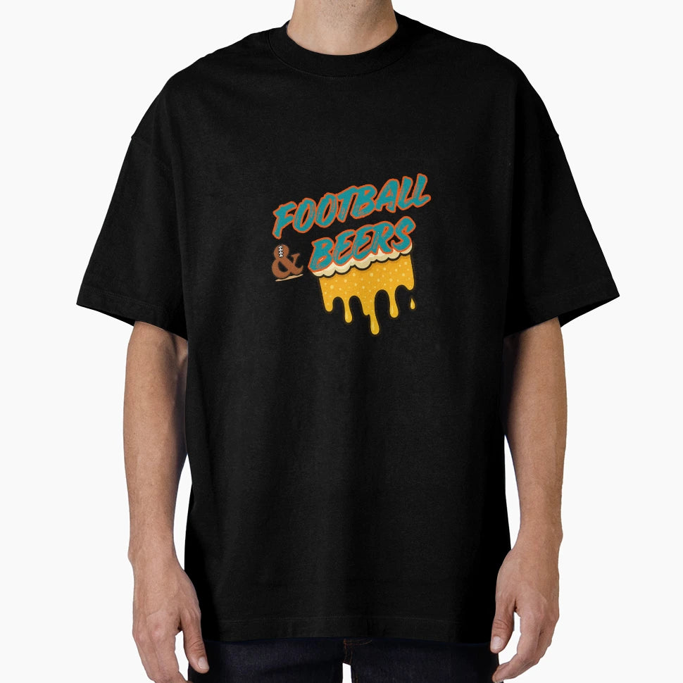 Football Beers Sunday Routine Funny T-Shirt - Custom Art Print for Adults - T-Shirt, Sweatshirt, Hoodie