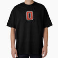 Letter O Initial O Varsity Red T-Shirt - Unique Graphic for Adults - T-Shirt, Sweatshirt, Hoodie