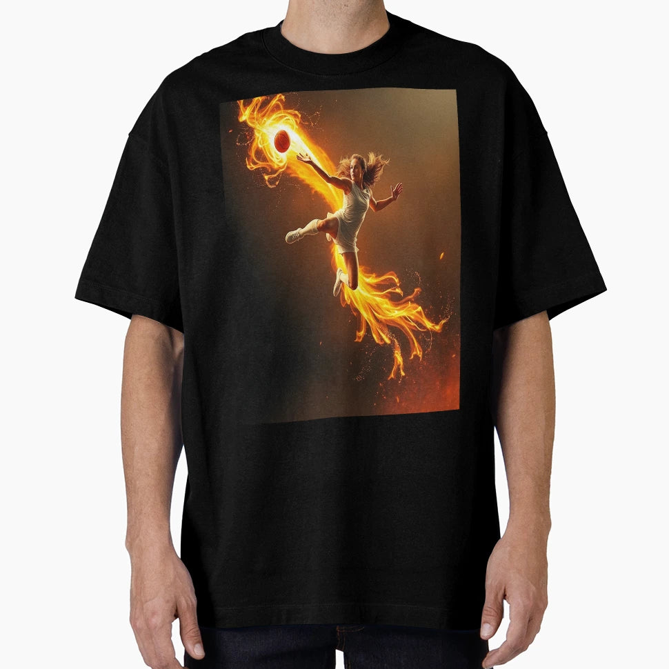 Handball Player Heat Action T-Shirt - Graphic Print for Adults - T-Shirt, Sweatshirt, Hoodie