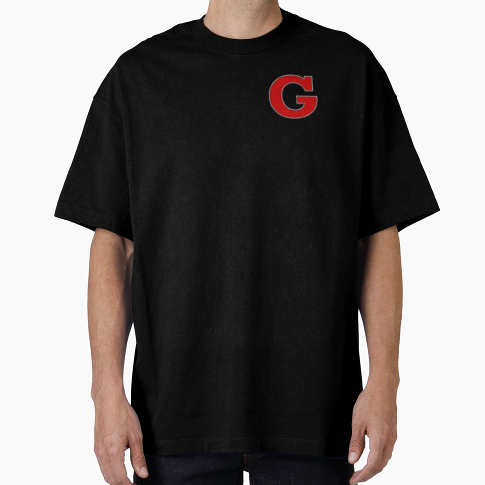 G Initial Letter Patch T-Shirt - Trendy Graphic for Adults - T-Shirt, Sweatshirt, Hoodie