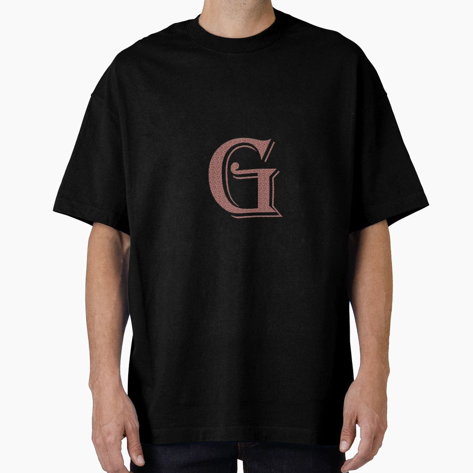 Initials Letters Colors Text T-Shirt - Graphic Print for Adults - T-Shirt, Sweatshirt, Hoodie