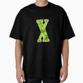 X Botanical Monogram Detailed Clovers T-Shirt - Unique Graphic for Adults - T-Shirt, Sweatshirt, Hoodie