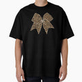 Leopard Cheer Bow Animal Bow Cheetah Bow T-Shirt - Trendy Graphic Men Women - T-Shirt, Sweatshirt, Hoodie