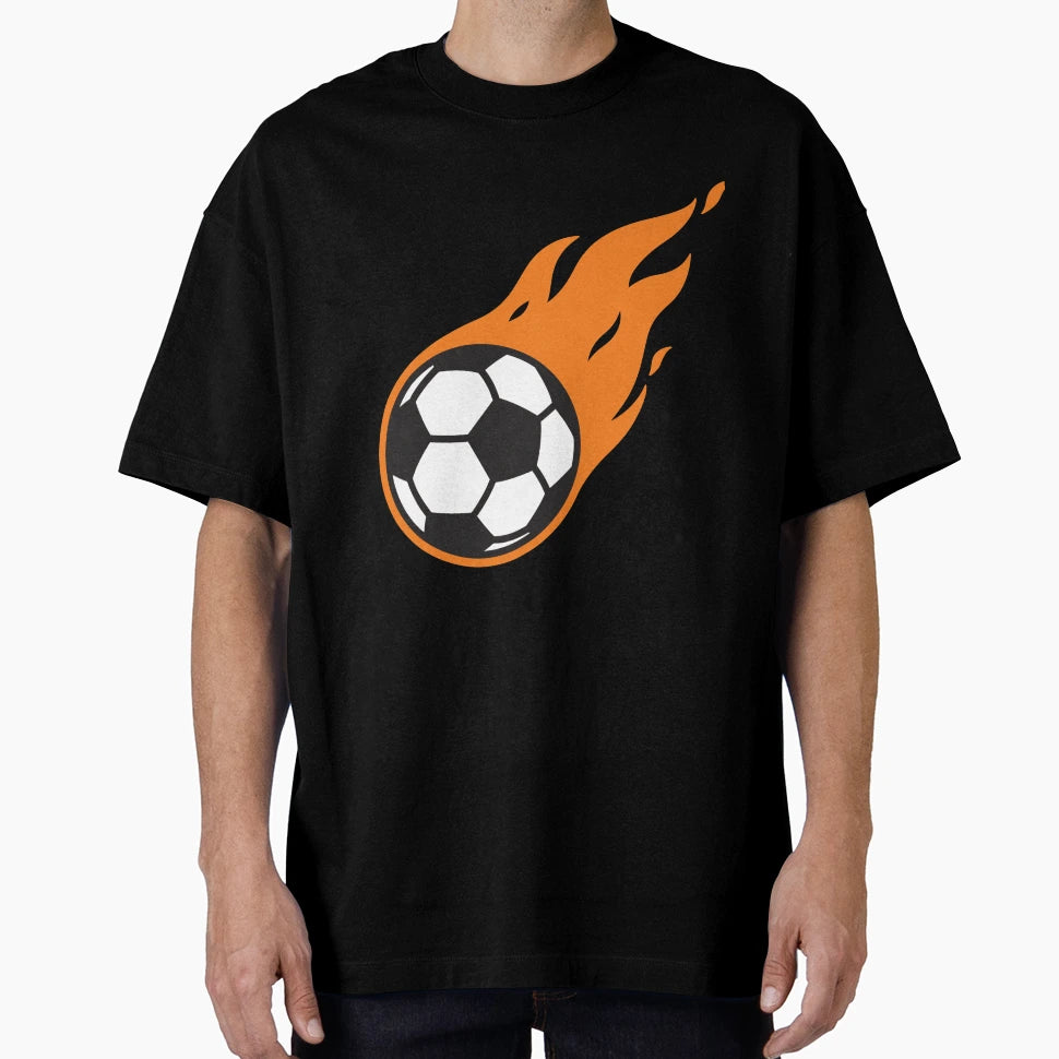 Blazing Football T-Shirt - Novelty Apparel for Adults - T-Shirt, Sweatshirt, Hoodie