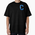 Blue Tie Dye Letter C T-Shirt - Novelty Apparel for Adults - T-Shirt, Sweatshirt, Hoodie