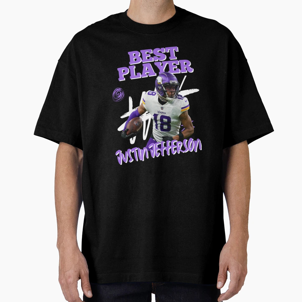 Minnesota Vikings Victory JJ Action T-Shirt - Trendy Graphic Men Women - T-Shirt, Sweatshirt, Hoodie