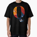 Colorful Abstract Letter Q Art T-Shirt - Streetwear Style Men Women - T-Shirt, Sweatshirt, Hoodie