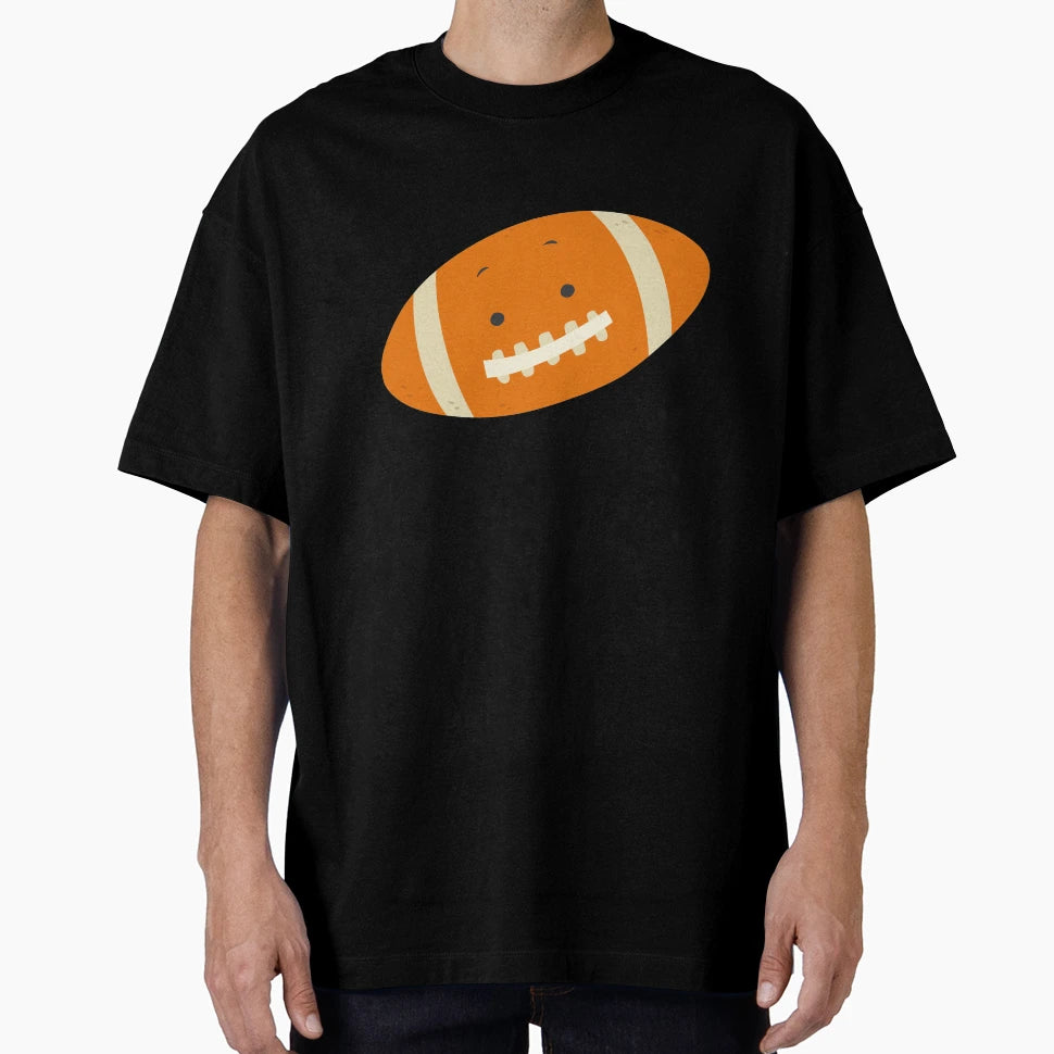 Football Funny Zipped Mouth Face T-Shirt - Minimalist Print for Adults - T-Shirt, Sweatshirt, Hoodie