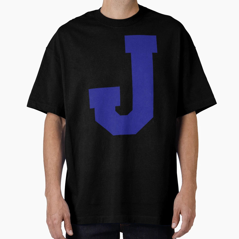 Alphabet Blue J Sports Letter J T-Shirt - Custom Art Print Men Women - T-Shirt, Sweatshirt, Hoodie