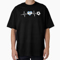 Argentina Football Heartbeat T-Shirt - Minimalist Print Men Women - T-Shirt, Sweatshirt, Hoodie