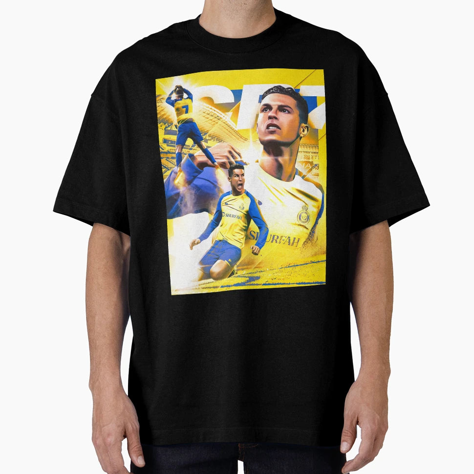 Cr7 Al Nassr T-Shirt - Fun Novelty Design for Adults - T-Shirt, Sweatshirt, Hoodie