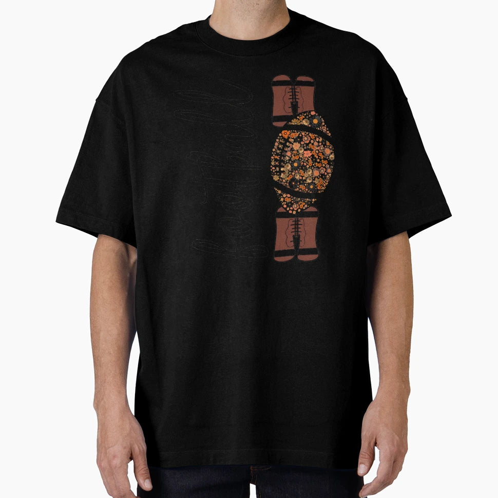 Floral Football Mama T-Shirt - Streetwear Style Men Women - T-Shirt, Sweatshirt, Hoodie