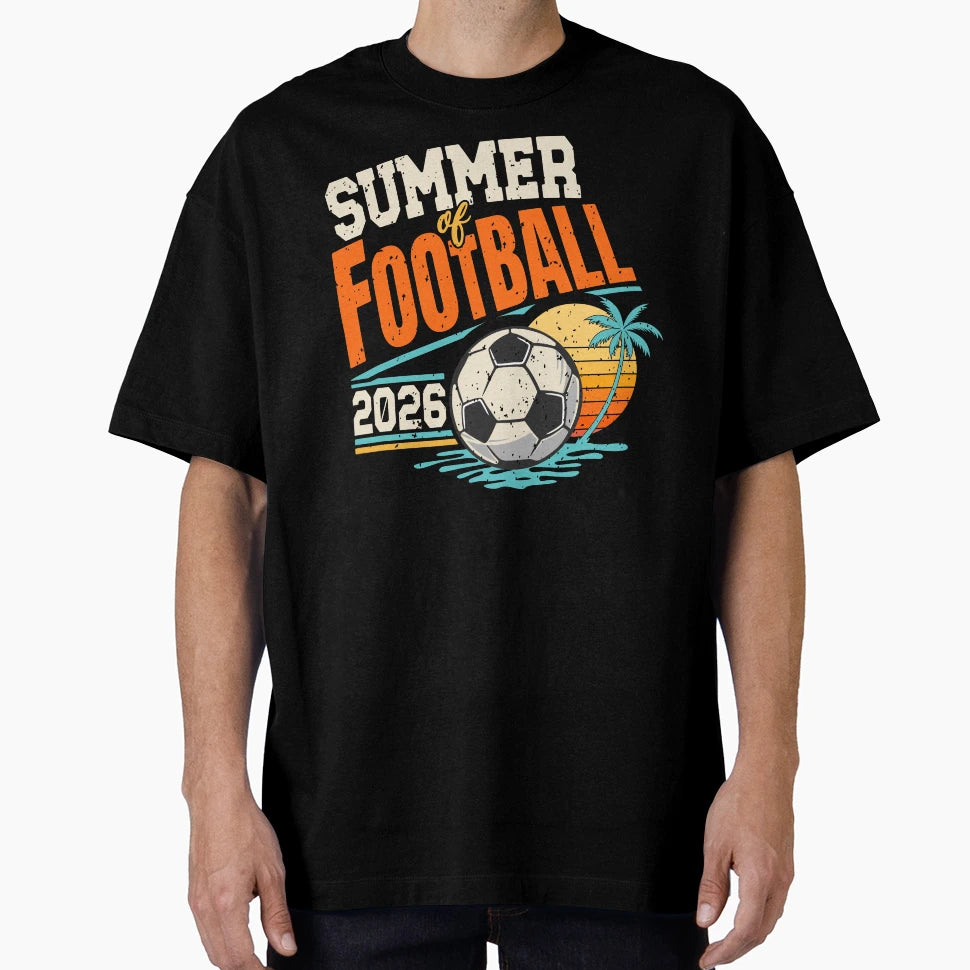 Summer Football 2026 Soccer T-Shirt - Unique Graphic for Adults - T-Shirt, Sweatshirt, Hoodie