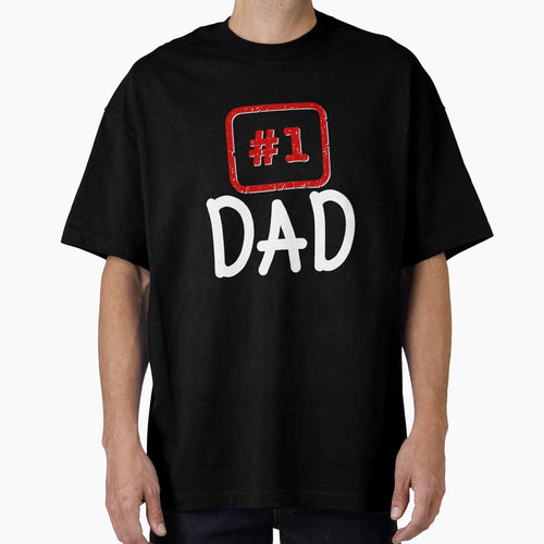 1 Dad T-Shirt - Minimalist Print for Adults - T-Shirt, Sweatshirt, Hoodie