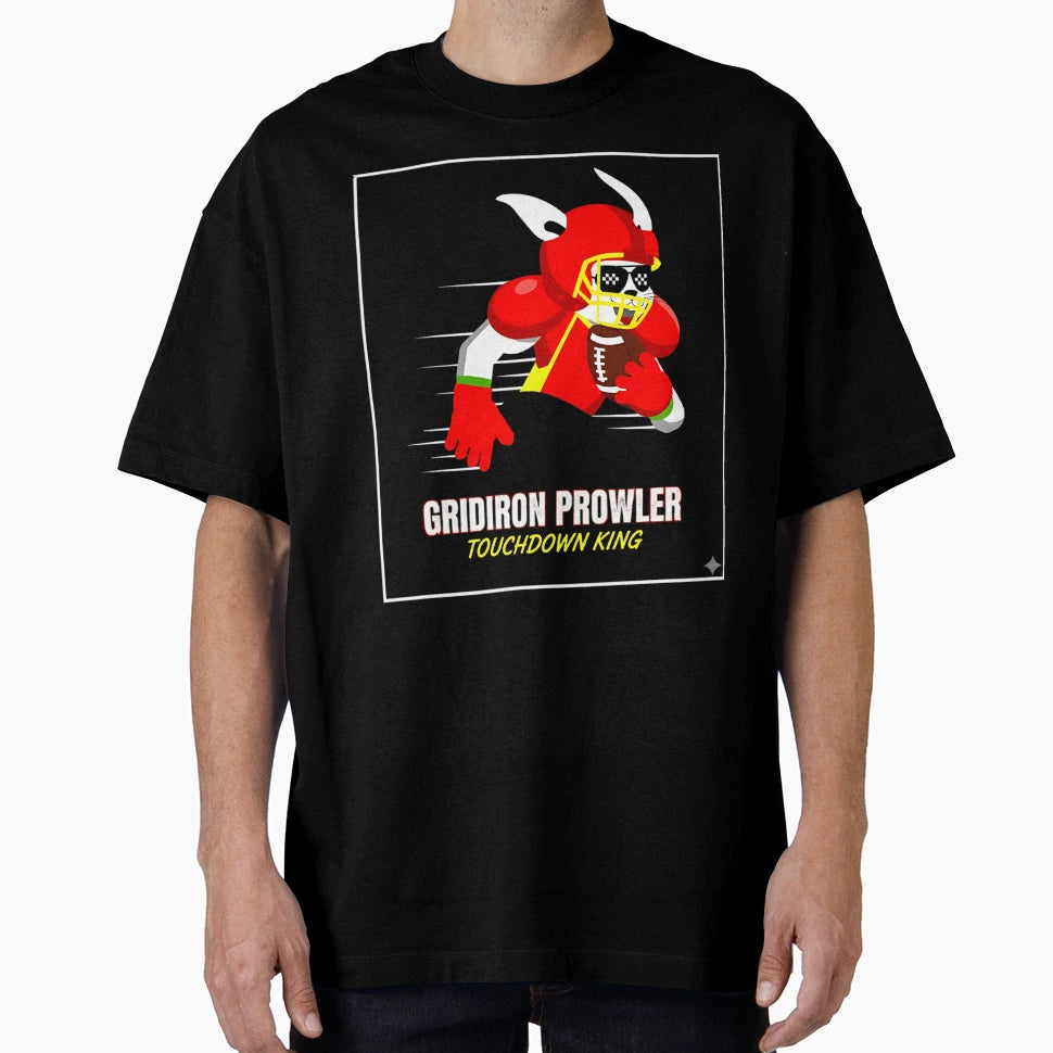 Gridiron Prowler Funny Football T-Shirt - Casual Everyday Wear for Adults - T-Shirt, Sweatshirt, Hoodie