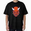 Angry Devil Skull T-Shirt - Custom Art Print Men Women - T-Shirt, Sweatshirt, Hoodie