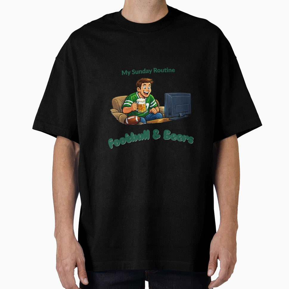 New York Jets My Sunday Routine T-Shirt - Streetwear Style for Adults - T-Shirt, Sweatshirt, Hoodie