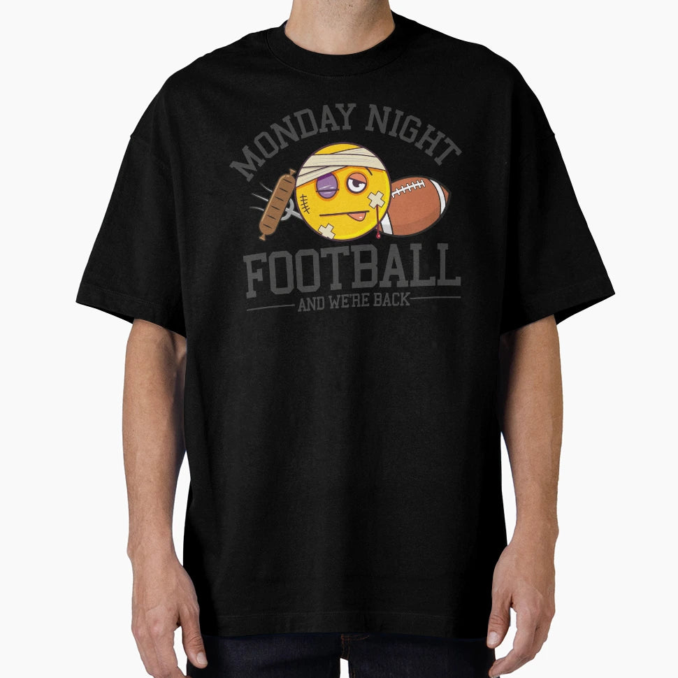 Monday Night Football Emoji T-Shirt - Graphic Print Men Women - T-Shirt, Sweatshirt, Hoodie