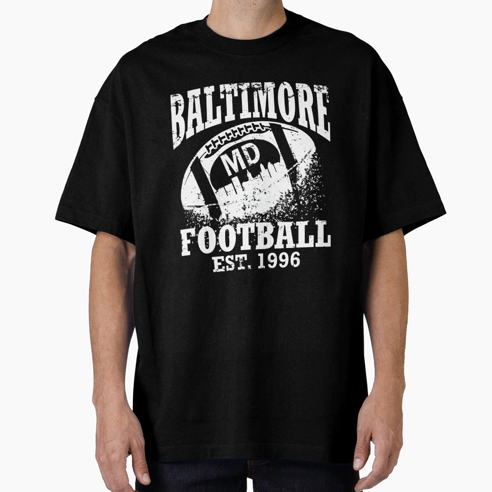 Baltimore Football 3 T-Shirt - Streetwear Style Men Women - T-Shirt, Sweatshirt, Hoodie