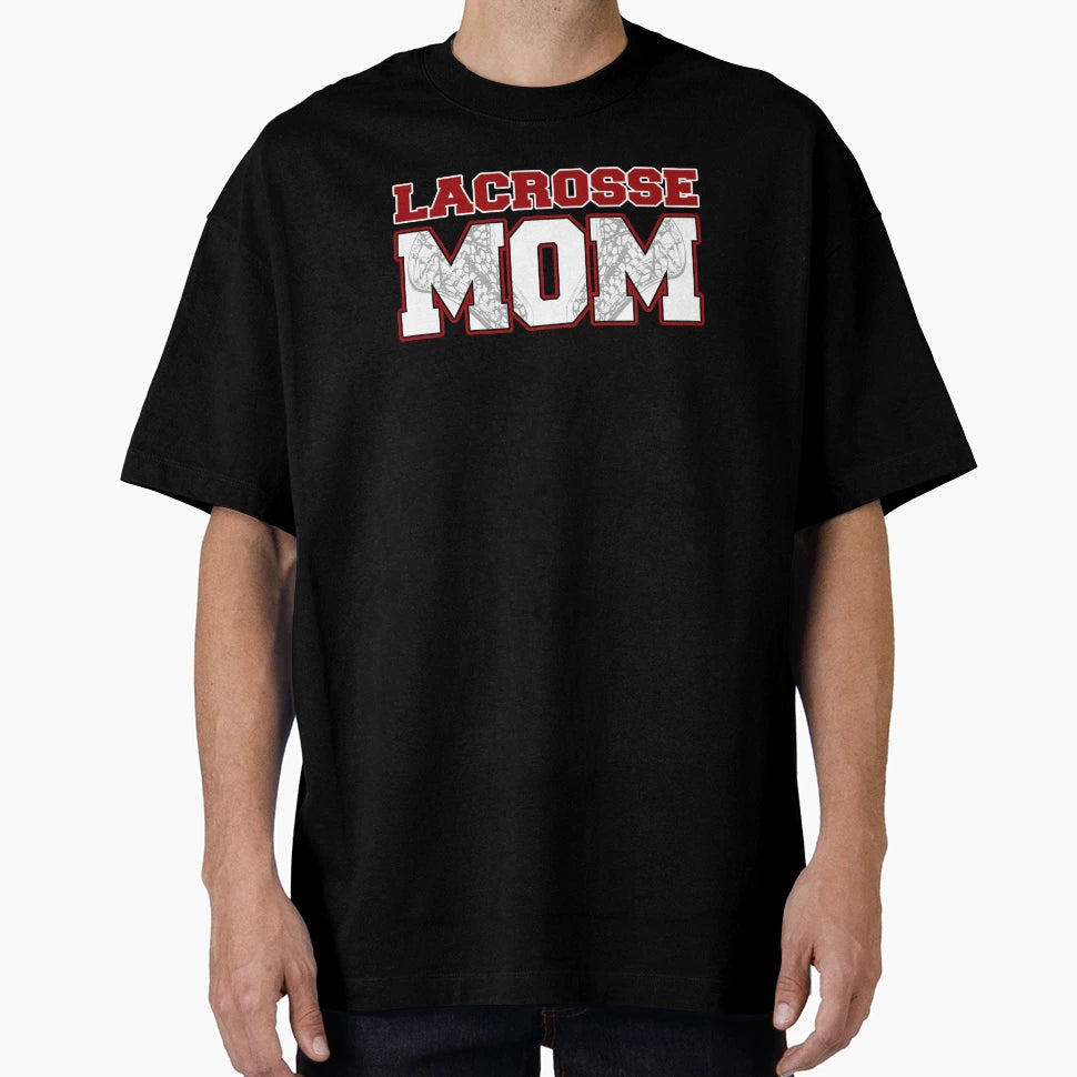 Lacrosse Mom Proud Lax Mother T-Shirt - Minimalist Print for Adults - T-Shirt, Sweatshirt, Hoodie