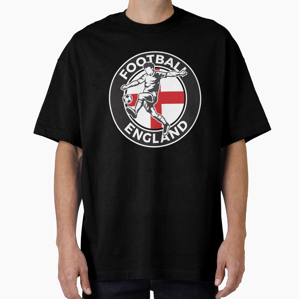 Football England T-Shirt - Custom Art Print Men Women - T-Shirt, Sweatshirt, Hoodie