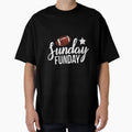 Sunday Football Funday Season T-Shirt - Aesthetic Graphic for Adults - T-Shirt, Sweatshirt, Hoodie