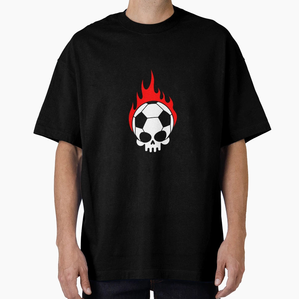 Halloween Soccer Ball Scary T-Shirt - Novelty Apparel Unisex - T-Shirt, Sweatshirt, Hoodie