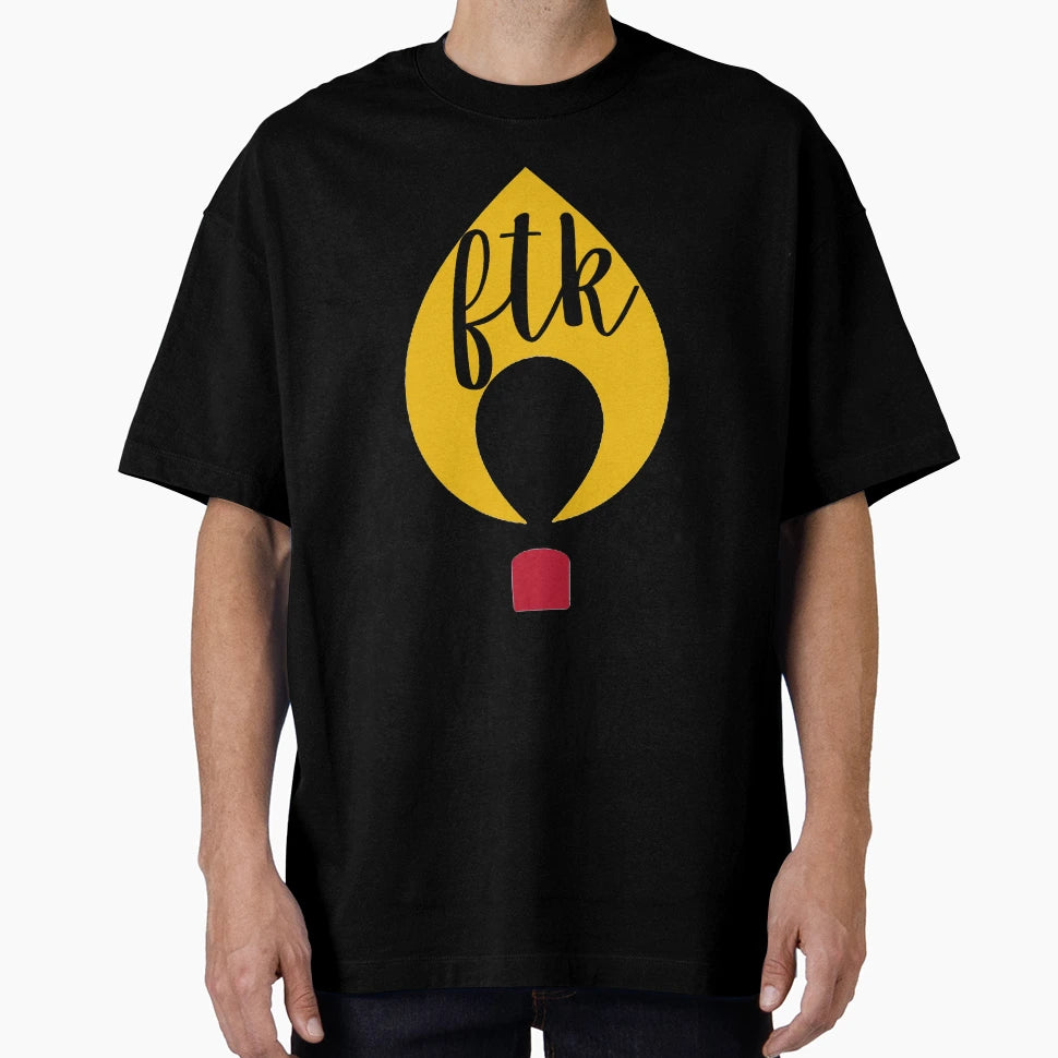 Ftk Flame T-Shirt - Minimalist Print Men Women - T-Shirt, Sweatshirt, Hoodie