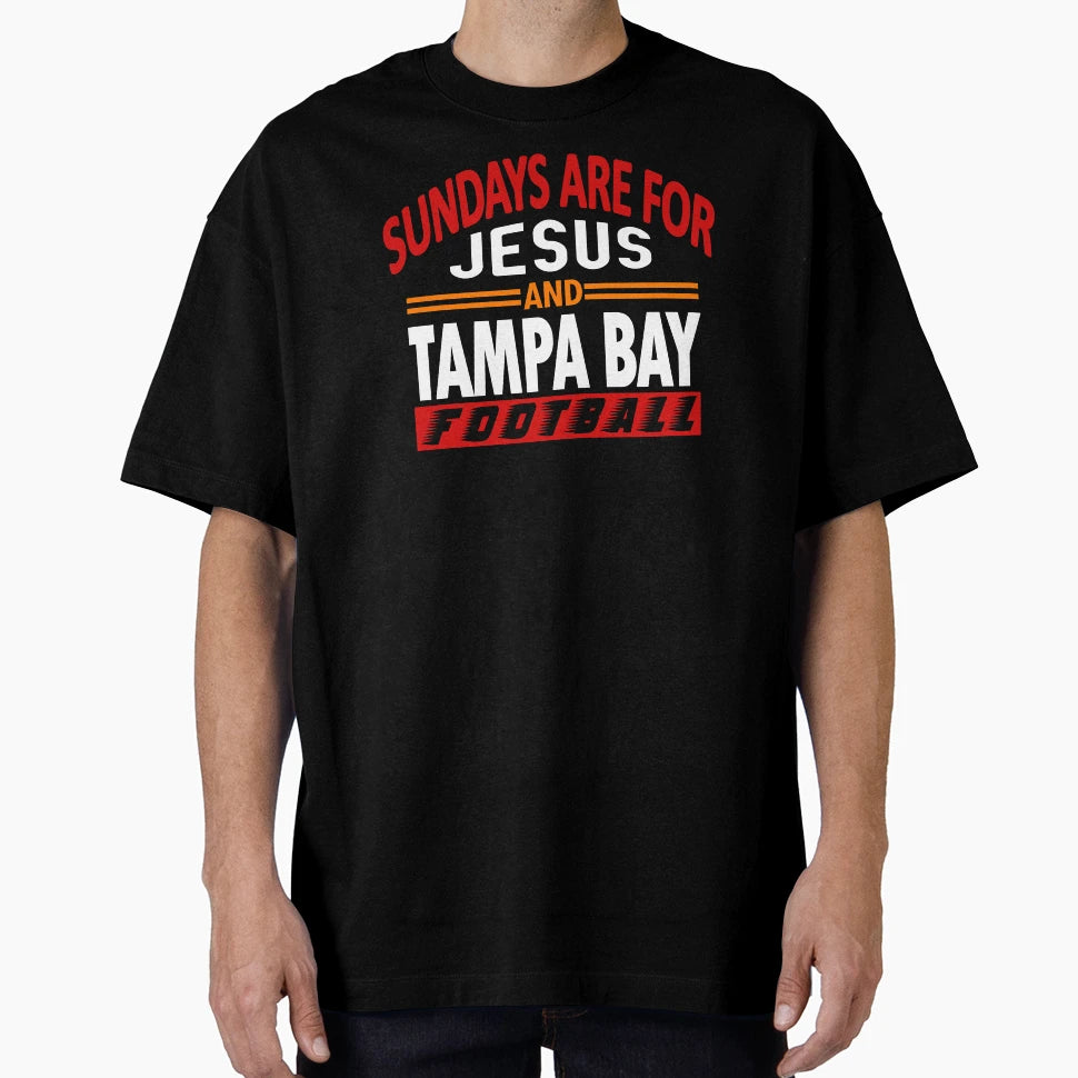 Tampa Bay Pro Football Sundays Are Jesus T-Shirt - Trendy Graphic Unisex - T-Shirt, Sweatshirt, Hoodie