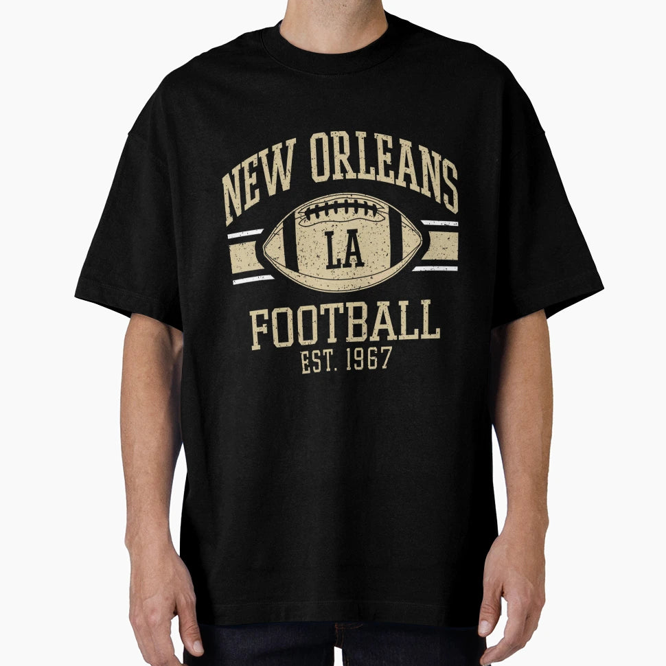 New Orleans Football Team Louisiana T-Shirt - Casual Everyday Wear Unisex - T-Shirt, Sweatshirt, Hoodie