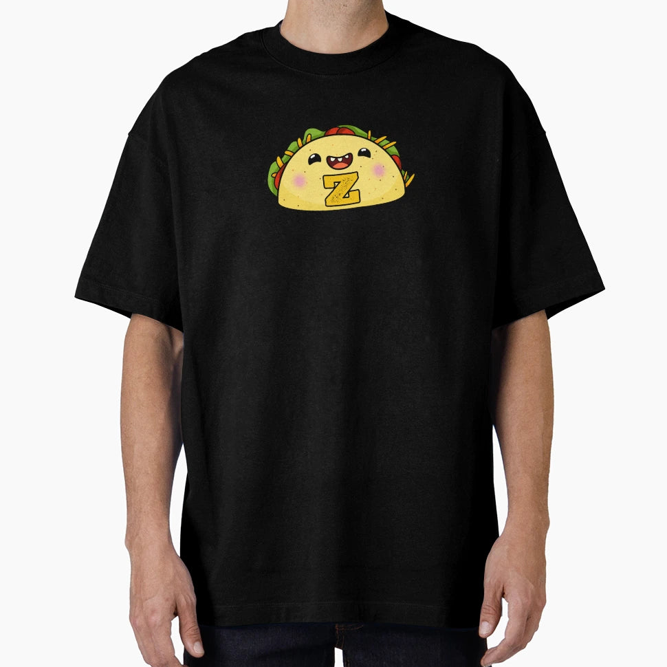 Alphabet Letter Z Spec Taco Lar Taco T-Shirt - Casual Everyday Wear Unisex - T-Shirt, Sweatshirt, Hoodie