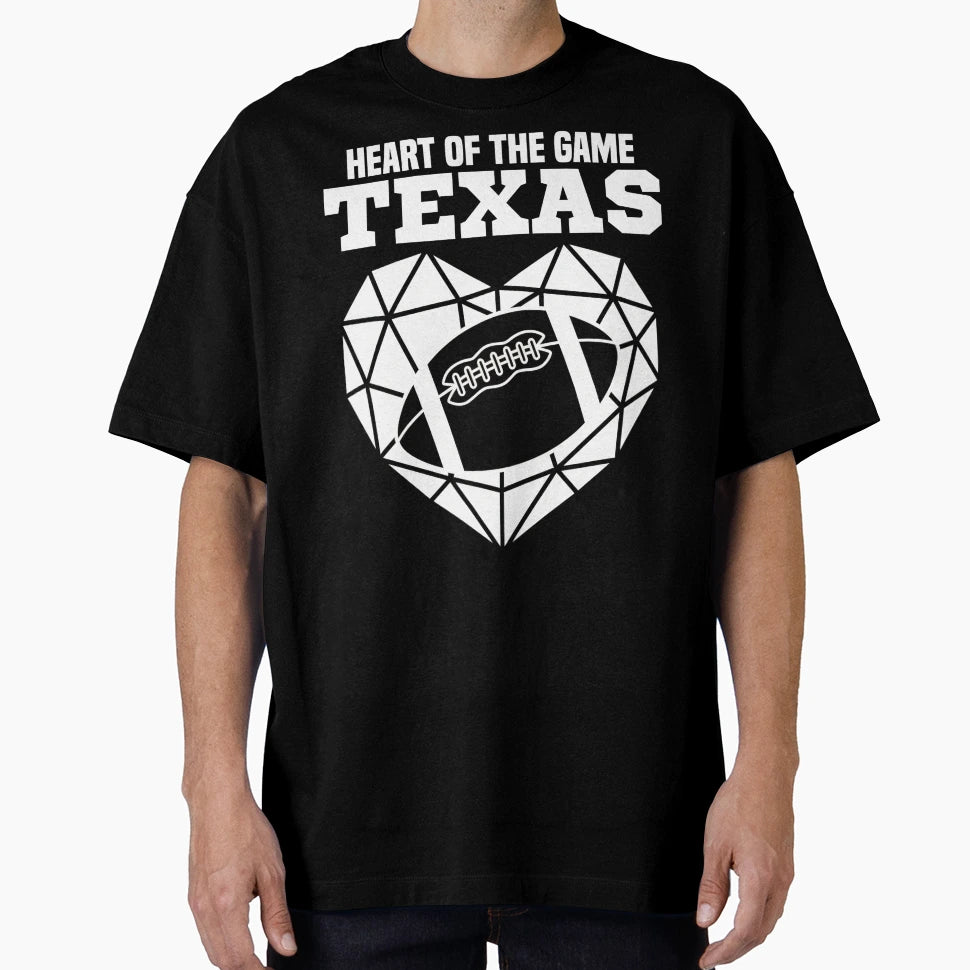 Texas Heart Game Dallas Football T-Shirt - Unique Graphic for Adults - T-Shirt, Sweatshirt, Hoodie
