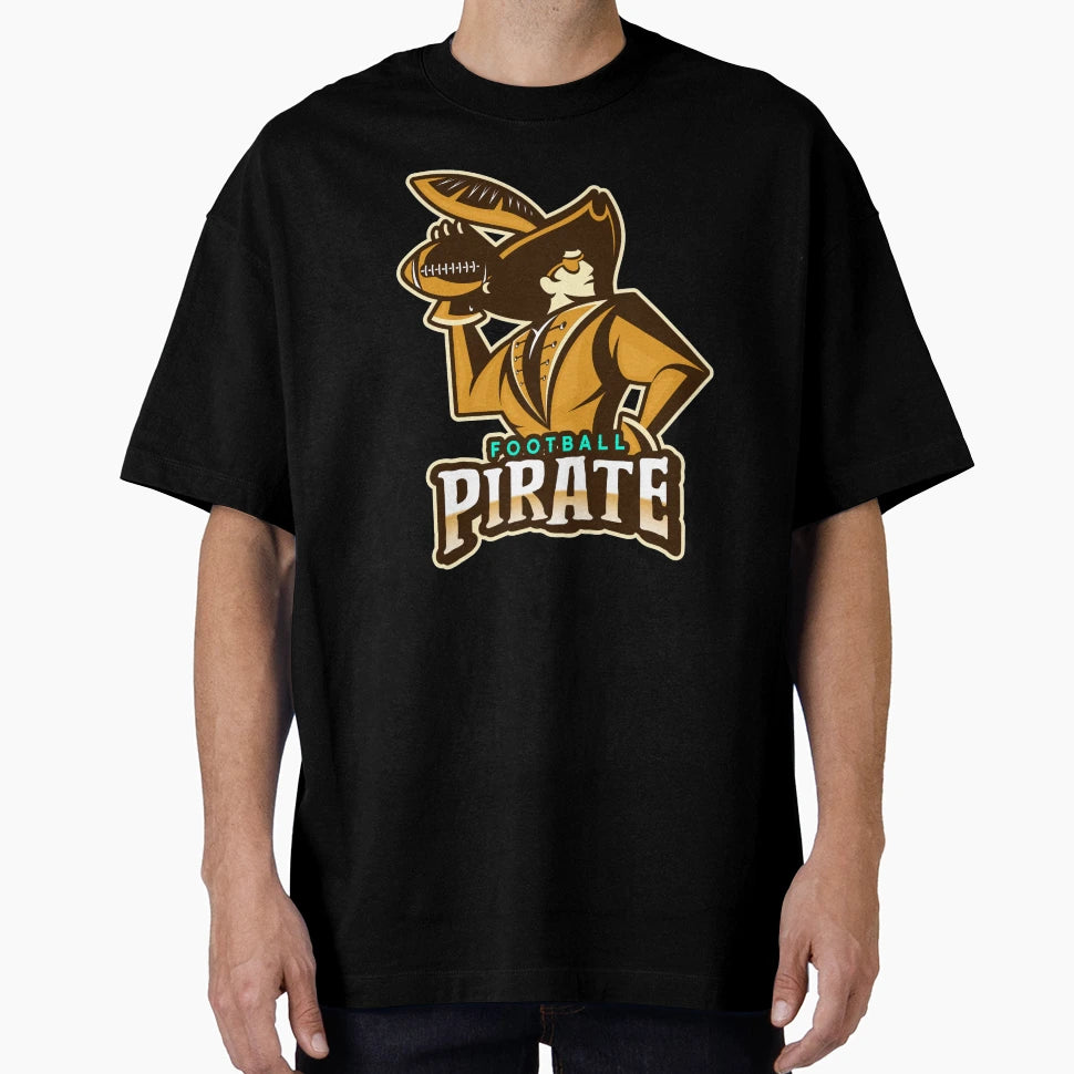 Football Pirate T-Shirt - Novelty Apparel Men Women - T-Shirt, Sweatshirt, Hoodie