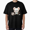 Mouse Playing Soccer T-Shirt - Novelty Apparel Men Women - T-Shirt, Sweatshirt, Hoodie