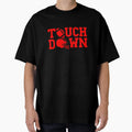 Red Football Touchdown Sports T-Shirt - Custom Art Print Unisex - T-Shirt, Sweatshirt, Hoodie
