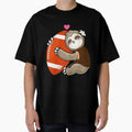 Football Sloth Love Cleveland T-Shirt - Aesthetic Graphic Men Women - T-Shirt, Sweatshirt, Hoodie