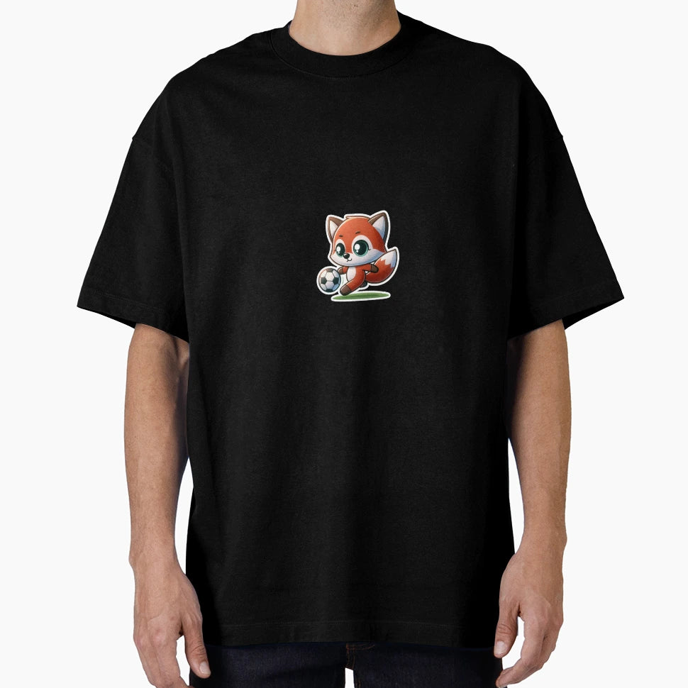 Soccer Fox T-Shirt - Minimalist Print Unisex - T-Shirt, Sweatshirt, Hoodie