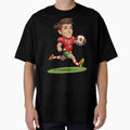 Football Player Cartoon T-Shirt - Trendy Graphic for Adults - T-Shirt, Sweatshirt, Hoodie