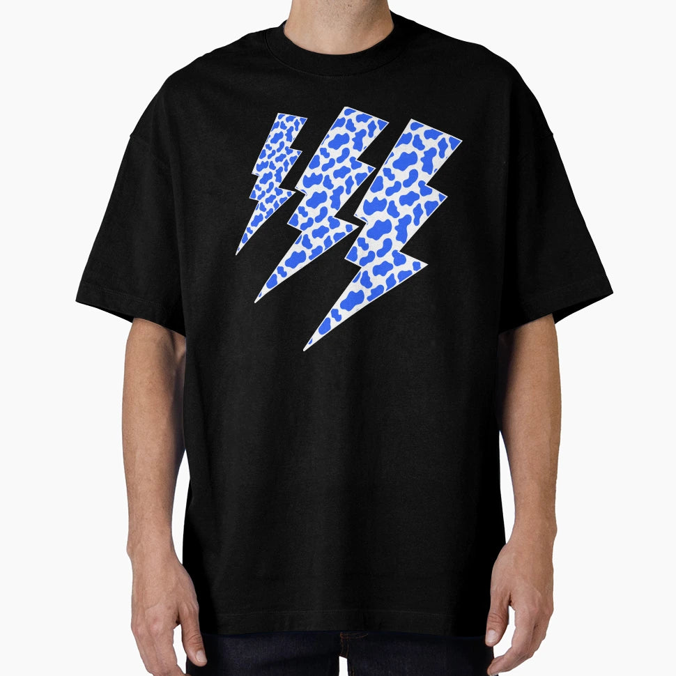 Blue Pop Cow T-Shirt - Custom Art Print for Adults - T-Shirt, Sweatshirt, Hoodie