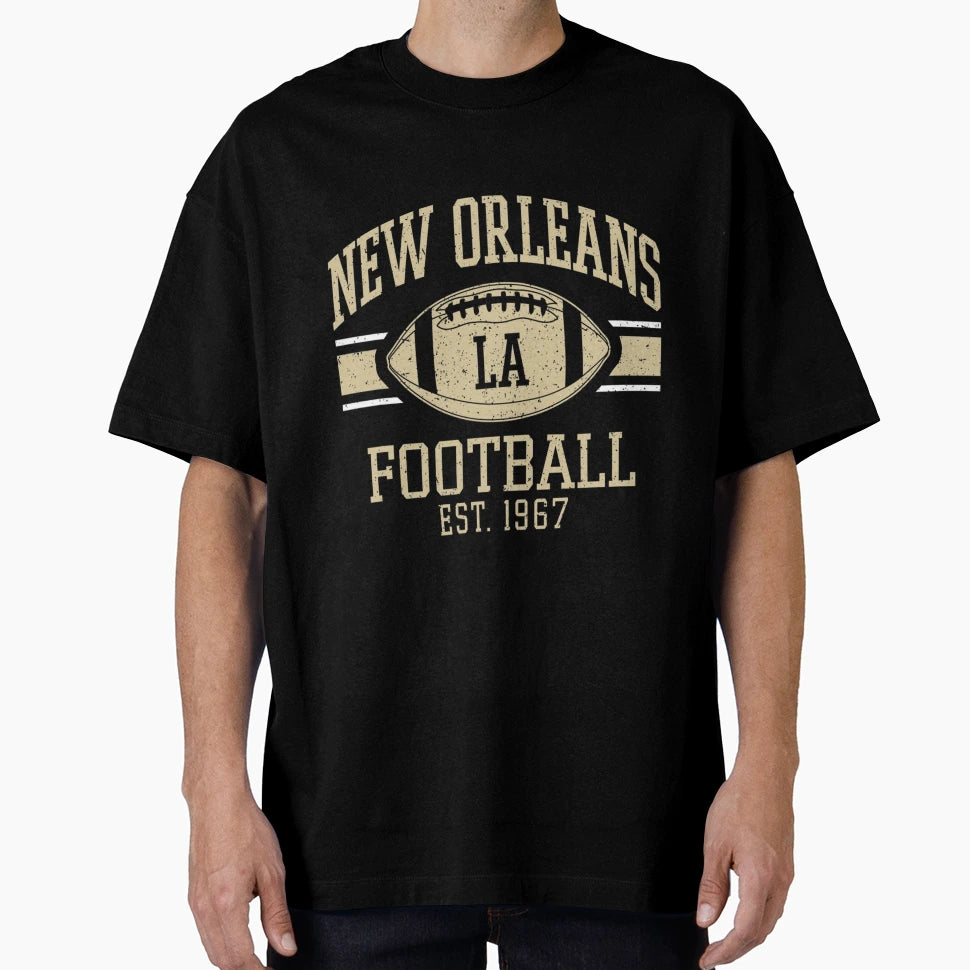 New Orleans Football Team Louisiana Nola T-Shirt - Trendy Graphic Unisex - T-Shirt, Sweatshirt, Hoodie