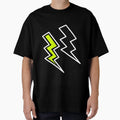 Lighting Bolt White T-Shirt - Custom Art Print Unisex - T-Shirt, Sweatshirt, Hoodie