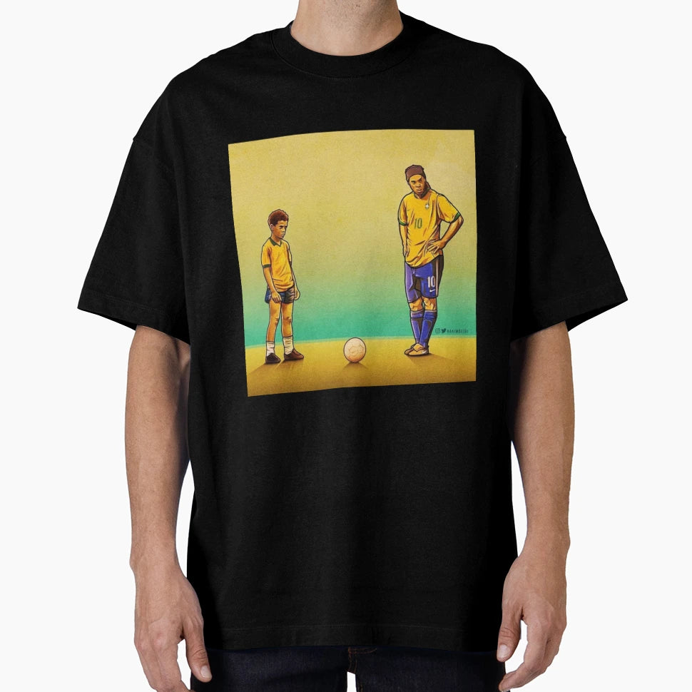 Brazilian Football Player From T-Shirt - Novelty Apparel for Adults - T-Shirt, Sweatshirt, Hoodie